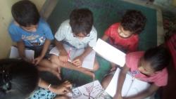 Teaching session , Shakarpur , Dellhi-2018-06-29-2